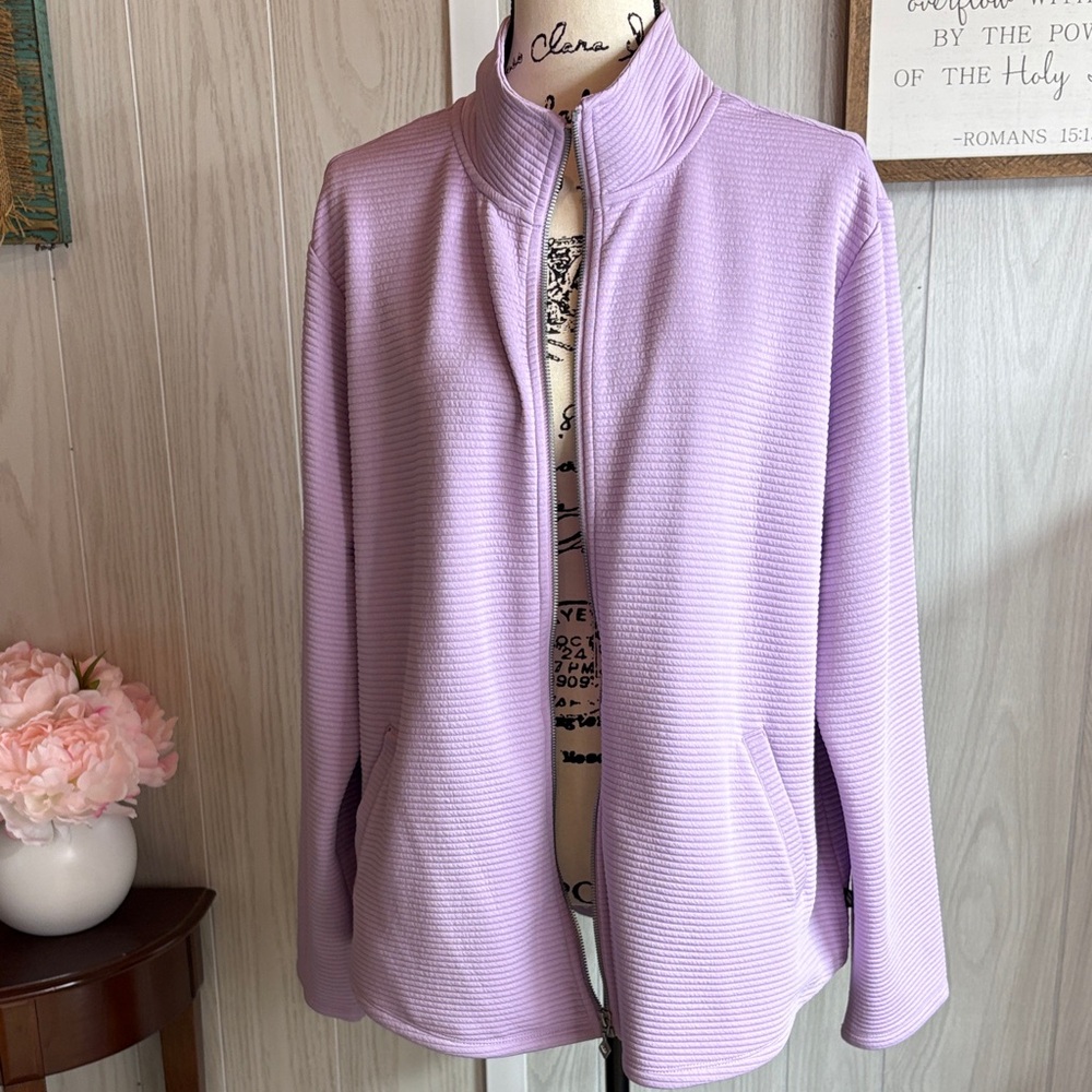 Skechers Women's Light Purple Bomber Jacket